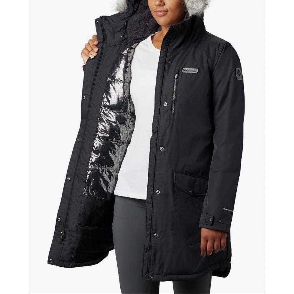 Columbia Suttle Mountain Hooded Parka winter jacket insulated coat women size 3X - Picture 2 of 16